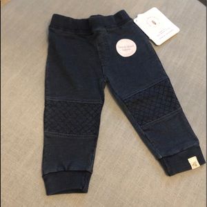 French Terry Denim Wash Organic Baby Pant